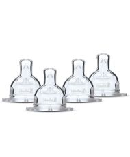4 tétines plates 