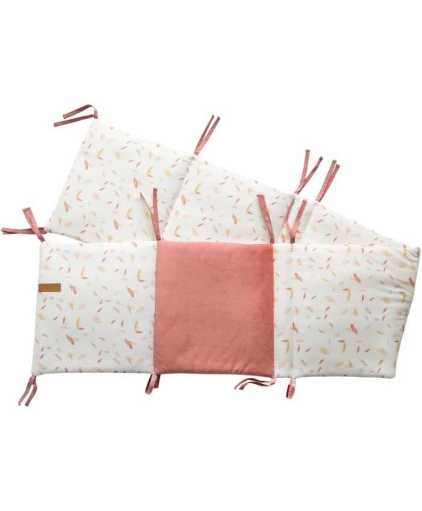 Adaptable bed bumper - 30 x 180 cm - Red Adaptable bed bumper - 30 x 180 cm - Red