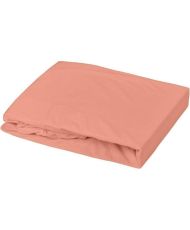 Baby set with 1 mattress pad + 1 fitted sheet - Terracotta - 70 x 140 cm