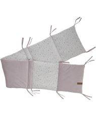 Anpassbare Bettumrandung 30 x 180 cm FLIEDER