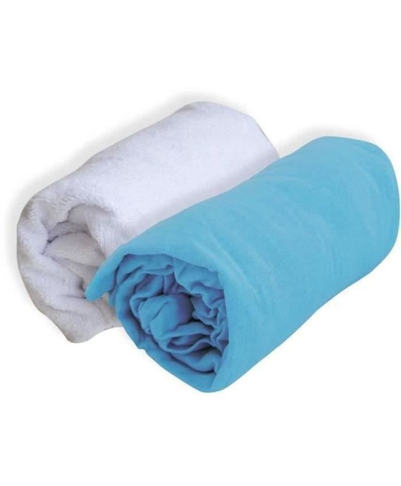 Fitted sheet + Uni Alese - Sanitized Treated - Turquoise - 60 x 120 cm Fitted sheet + Uni Alese - Sanitized Treated - Turquoise - 60 x 120 cm