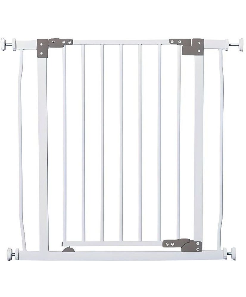 Barriere de sécurité Liberty - Fixation par pression - Ouverture à double sens - Pour espace de 75 à 81 cm - Blanc