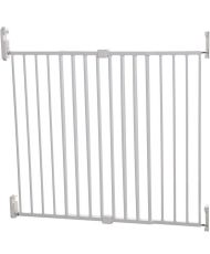 Barrera de seguridad ancha BROADWAY Gro Gate - Atornillable - 76/134,5 x 76 cm - Blanco