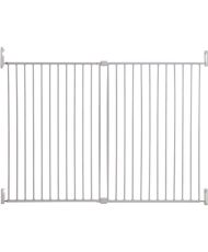 Broadway Gro-Gate Extrabreites und extragroßes Sicherheitsgitter (für 76 - 134 cm), Weiß