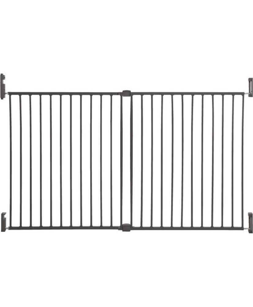 Barriera di sicurezza larga BROADWAY Gro Gate - Avvitabile - 76/134,5 x 76 cm - Grigio Barriera di sicurezza larga BROADWAY Gro Gate - Avvitabile - 76/134,5 x 76 cm - Grigio