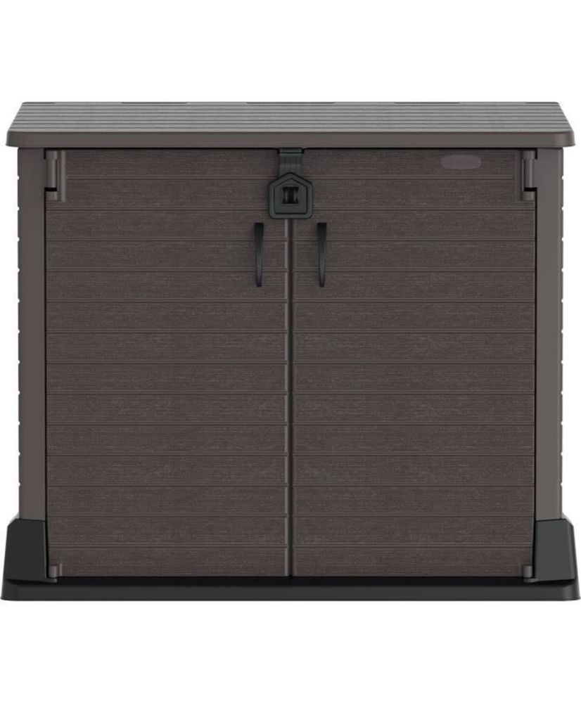 Armoire de rangement Duramax StoreAway pour 2 poubelles - 850L - Marron Armoire de rangement Duramax StoreAway pour 2 poubelles - 850L - Marron