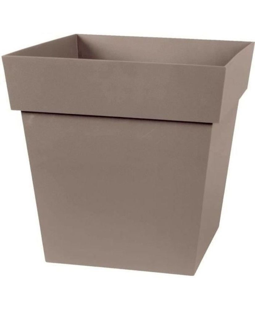 Pot de fleur carré - 32 x 32 x 32 cm - 22 L - Taupe Pot de fleur carré - 32 x 32 x 32 cm - 22 L - Taupe