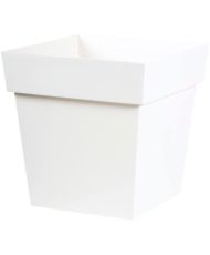 Pot de fleur Plastique Carré Blanc 39 x 39 x 39 cm 38 L