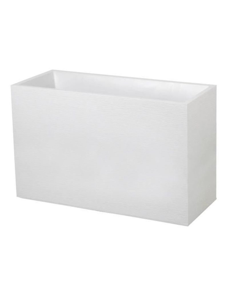 Graphit Jardiniere 99,5 x 39,5 x 60 cm – Fassungsvermögen 116 l – weiß gekalkt Graphit Jardiniere 99,5 x 39,5 x 60 cm – Fassungsvermögen 116 l – weiß gekalkt