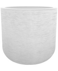 Maceta redonda Graphit'Up 40 cm - 32,5 L - Blanco lima