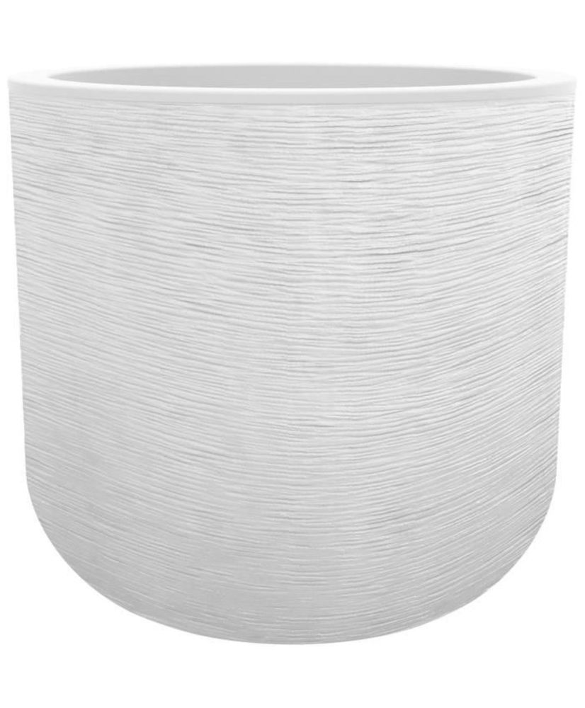 Pot de fleurs - Graphit'Up - Rond - Blanc cérusé - 67 L Pot de fleurs - Graphit'Up - Rond - Blanc cérusé - 67 L