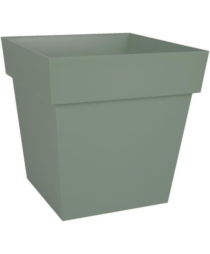 Pot de Fleur Carré 39 cm - 38 L - 39 x 39 x 39 cm - Vert laurier Pot de Fleur Carré 39 cm - 38 L - 39 x 39 x 39 cm - Vert laurier