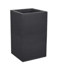 Graphit Up quadratischer hoher Blumenkasten – 36 l – 29,5 x 29,5 cm x 49,5 cm – Anthrazitgrau