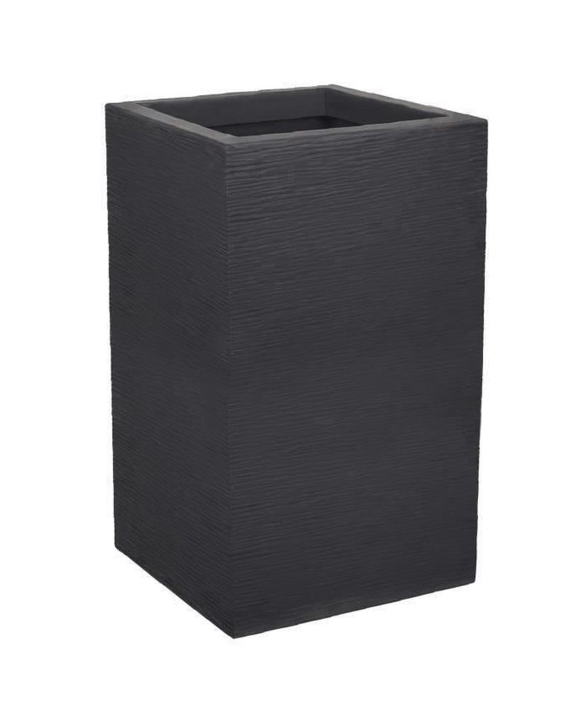 Graphit Up quadratischer hoher Blumenkasten – 36 l – 29,5 x 29,5 cm x 49,5 cm – Anthrazitgrau Graphit Up quadratischer hoher Blumenkasten – 36 l – 29,5 x 29,5 cm x 49,5 cm – Anthrazitgrau