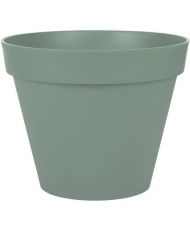 Pot de fleur rond - PLASTIQUE Ø 40 x 31 cm - Vert laurier - 23 L