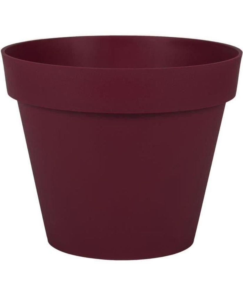 Pot de Fleur Rond Ø 30 cm - Volume 10 L Ø 29,5 x 24 cm - Rouge bourgogne Pot de Fleur Rond Ø 30 cm - Volume 10 L Ø 29,5 x 24 cm - Rouge bourgogne