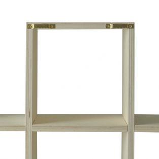 Etagère murale en bois 4 niveaux à customiser - 71 x 53 x 12 cm