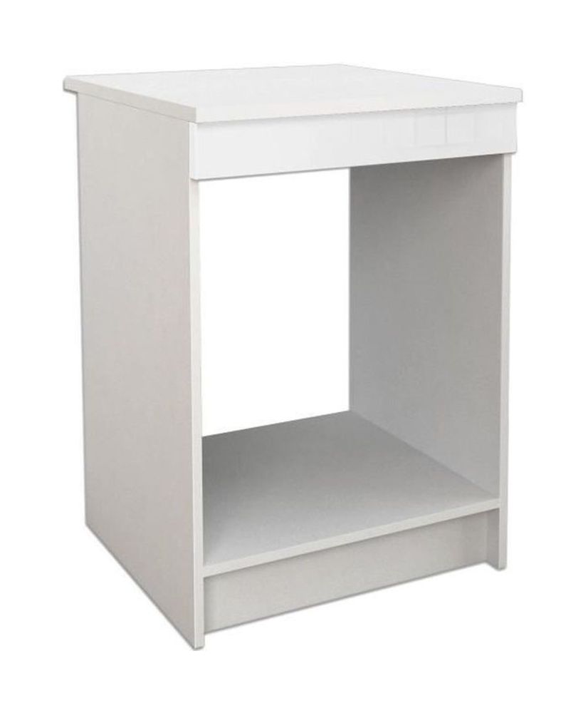 Kitchen base unit for 60 cm oven with worktop included - Glossy White Kitchen base unit for 60 cm oven with worktop included - Glossy White