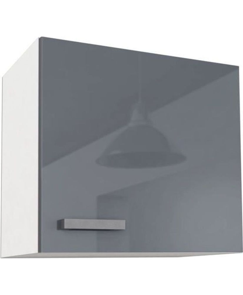 Meuble haut de cuisine 60 cm - Gris Brillant Meuble haut de cuisine 60 cm - Gris Brillant