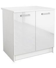 Base cucina 80 cm - Bianco lucido