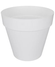 Runder Kunststoff-Blumentopf Loft Urban Weiß Ø 30 x 26 cm 9,6 l