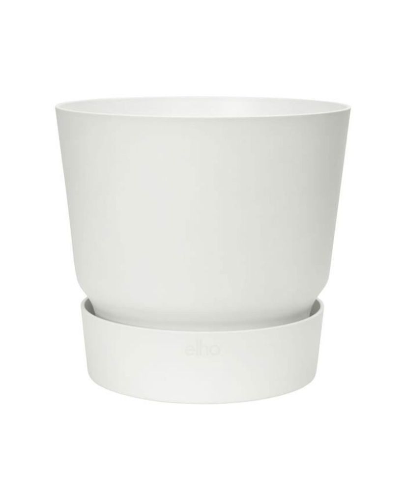 Runder Blumentopf 40 – Außen-Ø 39 x 36,8 cm – Weiß