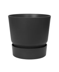 Pot de fleurs rond 40 - Extérieur Ø 39 x 36,8 cm - Vivre noir