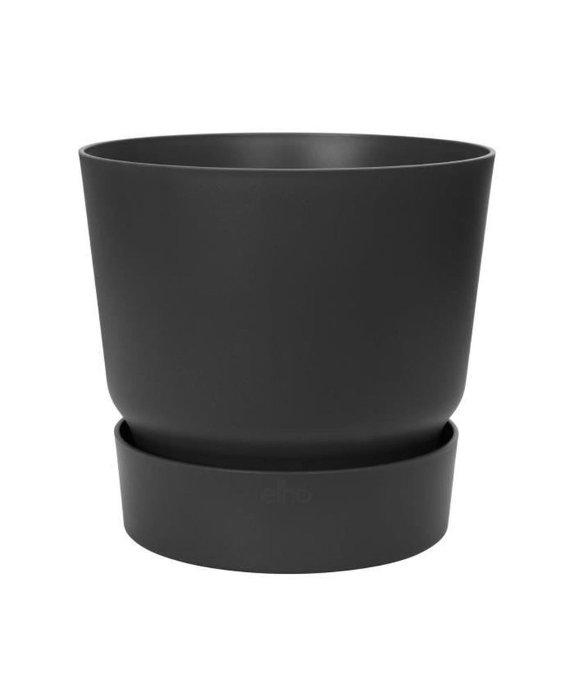 Pot de fleurs rond 40 - Extérieur Ø 39 x 36,8 cm - Vivre noir Pot de fleurs rond 40 - Extérieur Ø 39 x 36,8 cm - Vivre noir