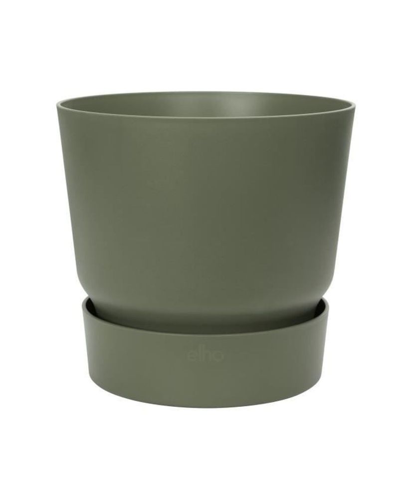 Runder Blumentopf 25 – Außen-Ø 24,48 x 23,31 cm – Blattgrün Runder Blumentopf 25 – Außen-Ø 24,48 x 23,31 cm – Blattgrün