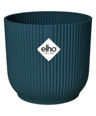 VIBES Round Flower Pot - Plastic - Ø 22 - Dark Blue