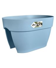 Pot de fleurs - Vibia Campana Flower Bridge 40 - Bleu Vintage - Balcon extérieur - 26 x W 39 x 22 cm