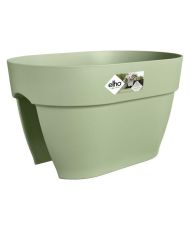 Pot de fleurs - Vibia Campana Flower Bridge 40 - Vert Pistache - Balcon extérieur - 26 x W 39 x 22 cm