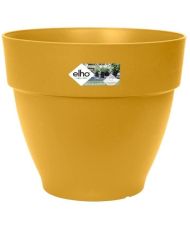 Pot De Fleurs Rond VIBIA - Plastique Réservoir - Ø 40 - Jaune Miel
