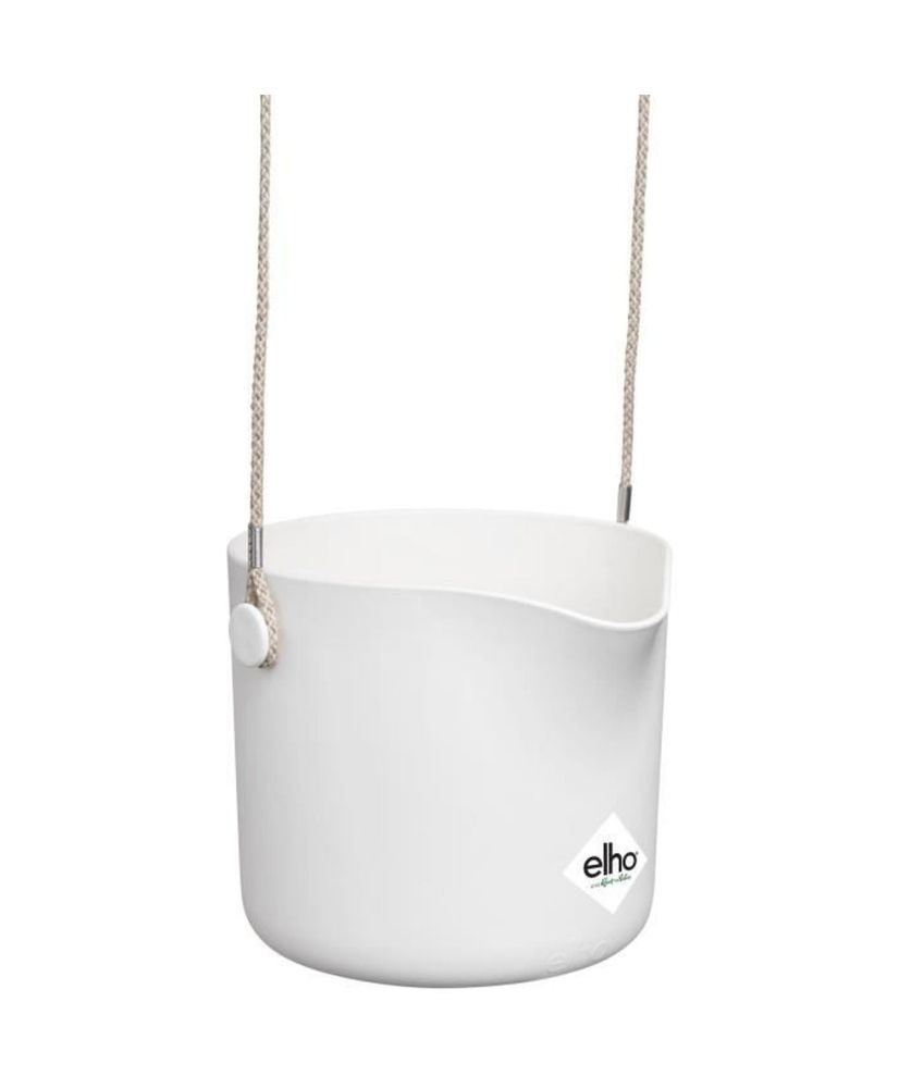 Pot De Fleurs Rond B.FOR - Plastique - Ø 18 - Blanc Pot De Fleurs Rond B.FOR - Plastique - Ø 18 - Blanc