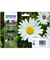 Cartouche d'encre EPSON Multipack T1806 - Pâquerette - Noir, Cyan, Magenta, Jaune