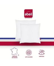 2 oreillers anti-acariens - 60 x 60 cm
