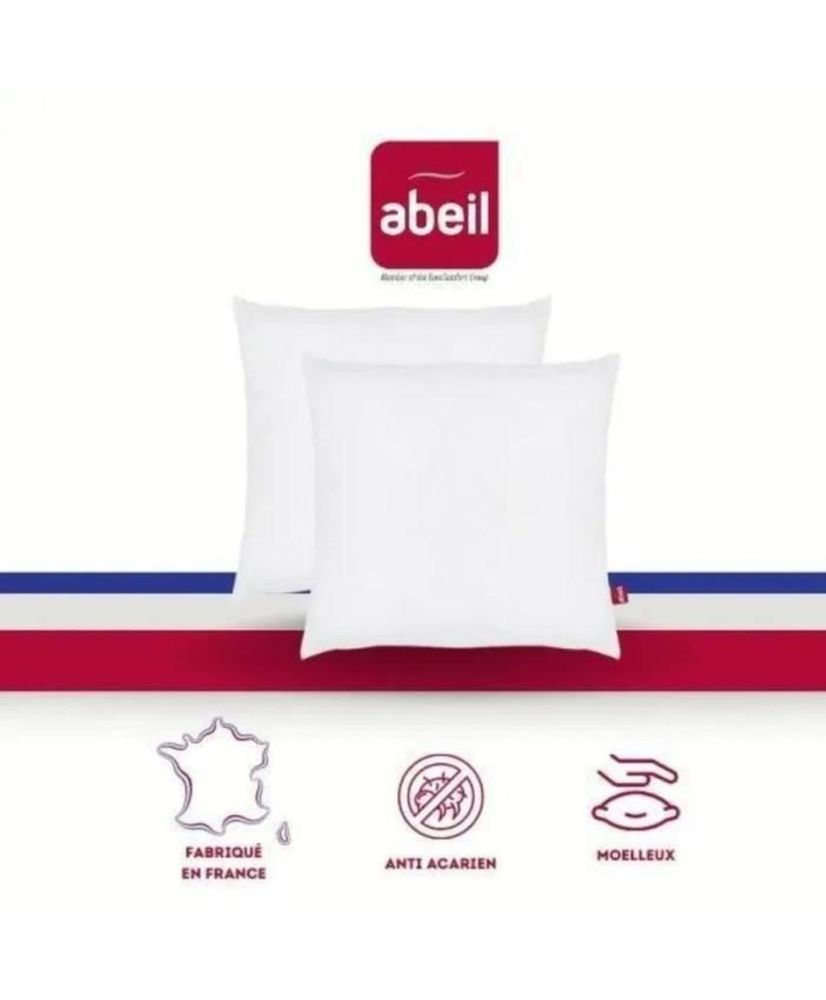 2 anti-mite pillows - 60 x 60 cm 2 anti-mite pillows - 60 x 60 cm