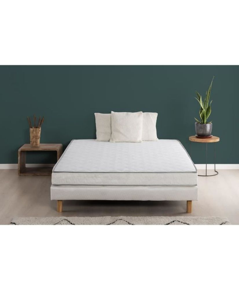 Box spring + mattress set 160 x 200 cm - Memory foam Box spring + mattress set 160 x 200 cm - Memory foam