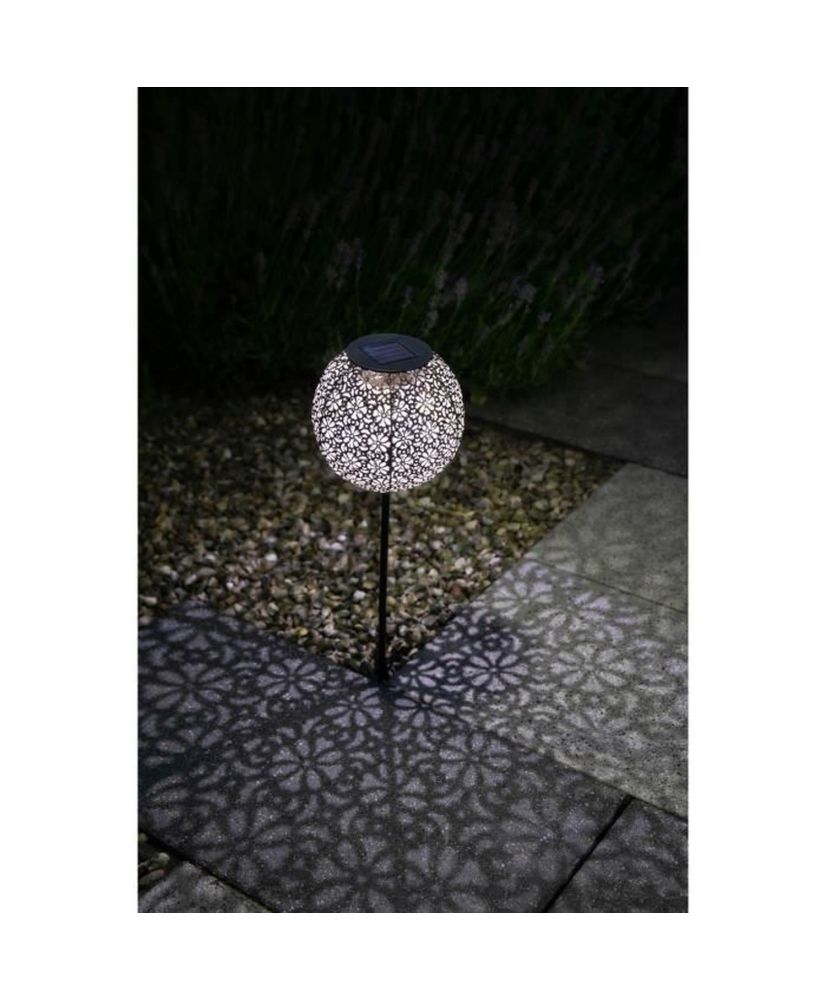 Decorazione in metallo ad energia solare - Design retrò - GALIX - 1 LED bianco - 8 ore di illuminazione - 10 Lumen Decorazione in metallo ad energia solare - Design retrò - GALIX - 1 LED bianco - 8 ore di illuminazione - 10 Lumen
