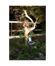 Spot à énergie solaire en inox brossé - GALIX - 0,29W - 30 Lumens - 8h d'éclairage