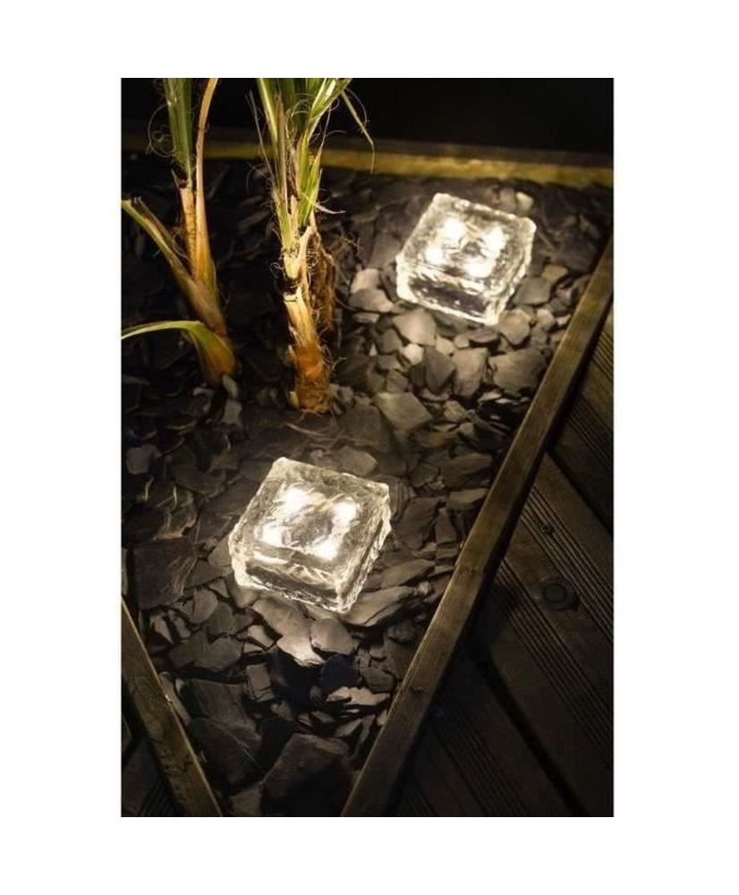 GALIX G4475 Solar-Eiswürfel – 4 LED – 10 cm GALIX G4475 Solar-Eiswürfel – 4 LED – 10 cm