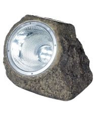 Polyresin-Solarstrahler – GALIX – Rocher – 10 Lumen – Braun – LED