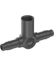 T-shaped diversion for micro-sprinklers 3/16 4.6mm Box of 10 pieces. “Easy & Flexible” connection - 13216-26