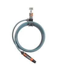  Manguera en espiral GARDENA con soporte integrado - Longitud 7,5 m - Ø 9 mm - Fácil enrollado