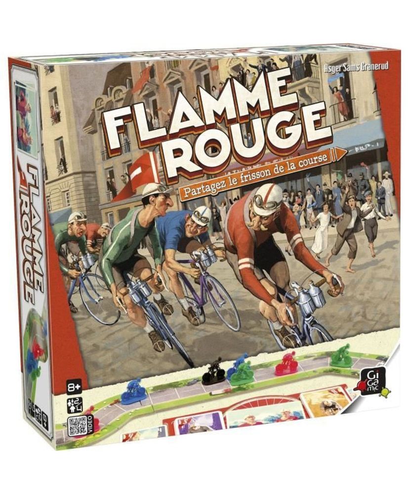 GIGAMIC Red Flame Card Game - Fast and tactical racing game GIGAMIC Red Flame Card Game - Fast and tactical racing game