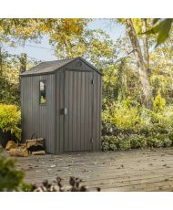 Keter Abri de jardin Darwin 46 Gris Aspect de bois 