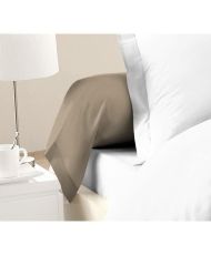 2 Taies de Traversin 100% coton 85 x 185 cm - Beige