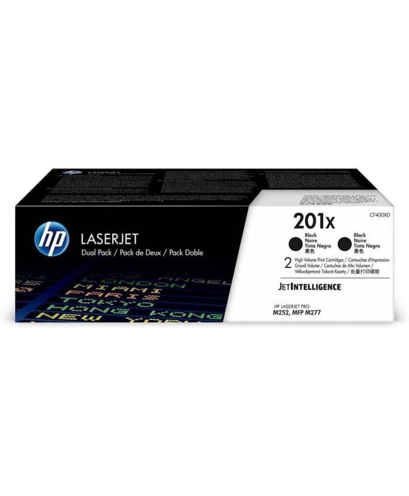201X Black Toner Cartridges for Color LJ Pro MFP M277/M274/M252 - Genuine 2-Pack 201X Black Toner Cartridges for Color LJ Pro MFP M277/M274/M252 - Genuine 2-Pack