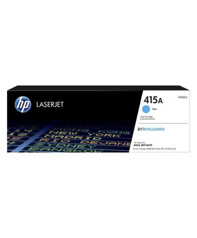 H 415A cyan toner cartridge for HP Color LaserJet Pro M454 and MFP M479 H 415A cyan toner cartridge for HP Color LaserJet Pro M454 and MFP M479
