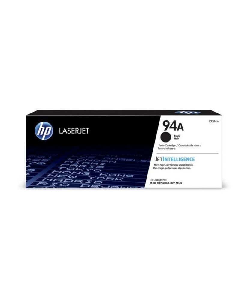 Toner H 94A Black Authentic CF294A - For LaserJet Pro M118/M148 - HP Toner H 94A Black Authentic CF294A - For LaserJet Pro M118/M148 - HP